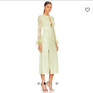 Alice McCall Vivienne Midi Dress in Lettuce